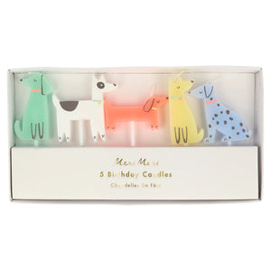 Bougies chiens Meri Meri