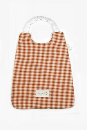 Grand bavoir élastiqué - Serviette petit enfant 2 - 6 ans: Abricot