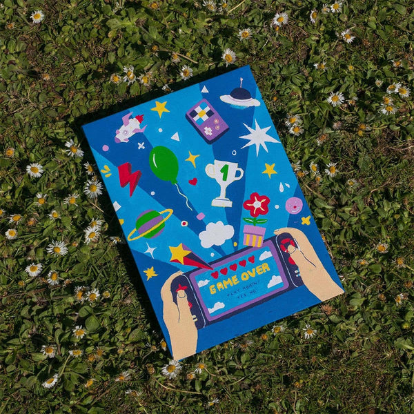 Kit peinture au numéro - Petit Pinceau Kids Video Games