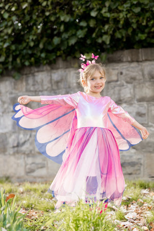 Robe papillon avec ailes et serre-tête