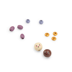 Mon Coffret de perles en bois Les Minouchkas moulin roty