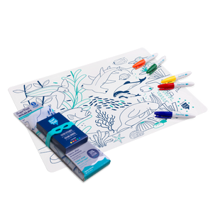 Coloriage éducatif- Set en silicone GRANDE BARRIÈRE DE CORAIL