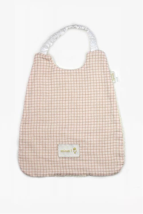 Grand bavoir élastiqué - Serviette petit enfant 2 - 6 ans: Abricot