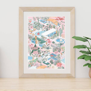 Puzzle Palm Springs by Jacqueline Colley - 1000 pièces