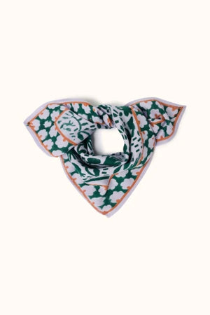 Apaches collections Small foulard coton manika garden lilas
