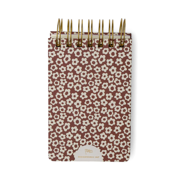 Carnet de notes Burgundy Groovy Floral