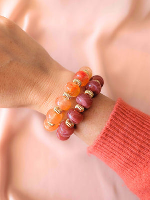 Bracelet GIGI: Ivoire / Fermoir