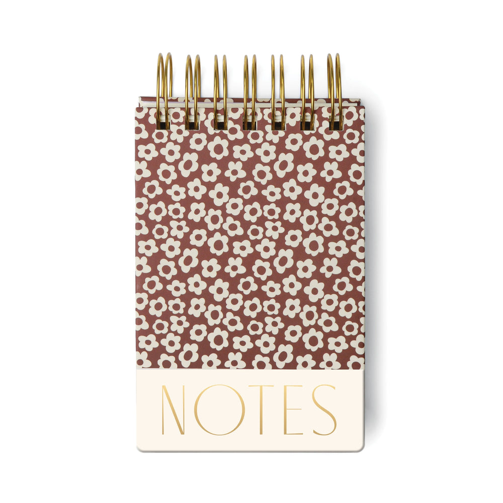 Carnet de notes Burgundy Groovy Floral