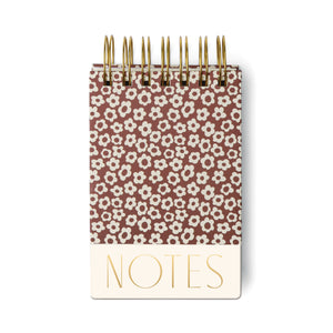 Carnet de notes Burgundy Groovy Floral