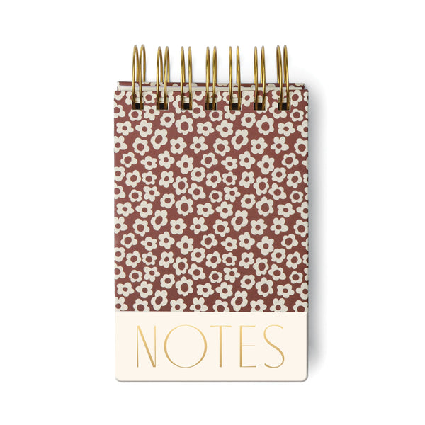 Carnet de notes Burgundy Groovy Floral