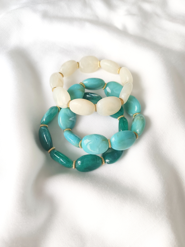 Bracelet JANE: Caramel / S/M = 18 cm