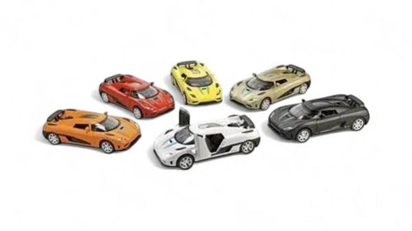 Voiture de sport à rétro friction