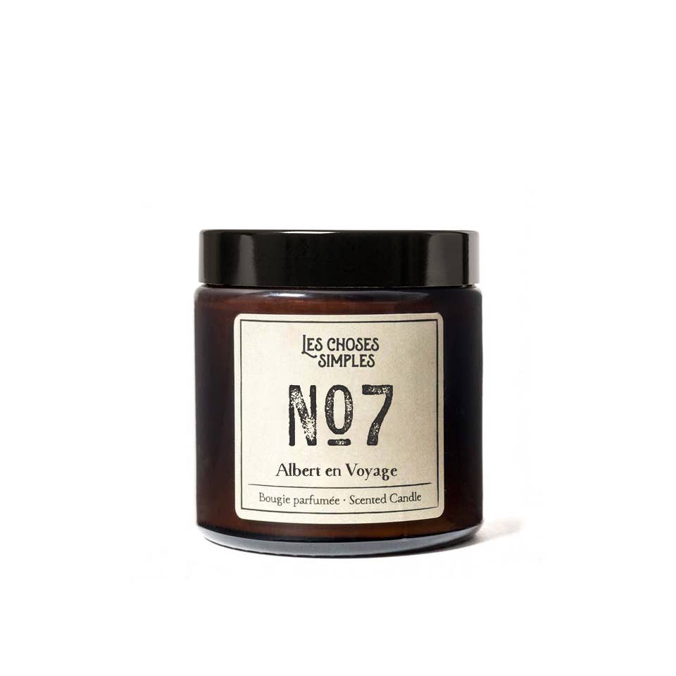 Petite bougie parfumée en cire de soja - N°7 (Vétiver)
