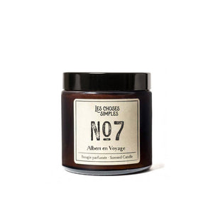 Petite bougie parfumée en cire de soja - N°7 (Vétiver)