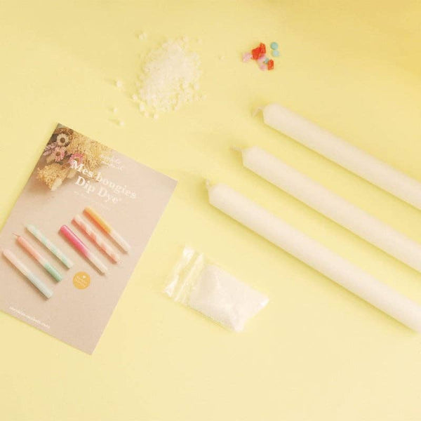DIY Home Deco 09 - My Dip Dye Candles - Mint