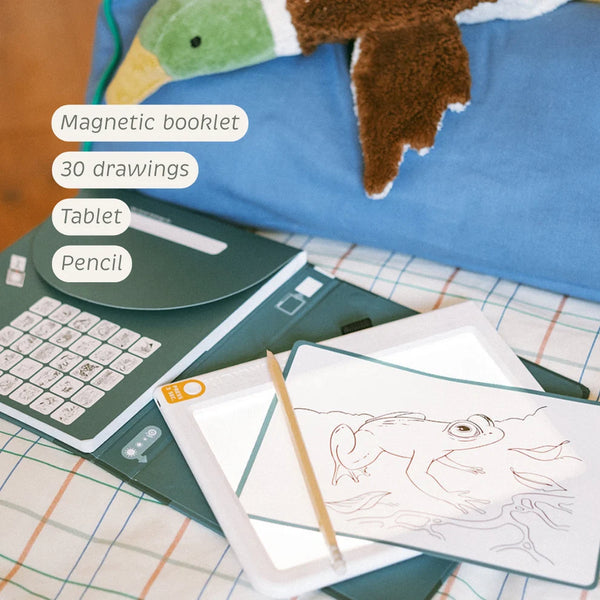 Kidydraw pad - Tablette à dessin lumineuse animaux