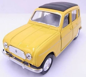Renault 4 en métal, rétro friction