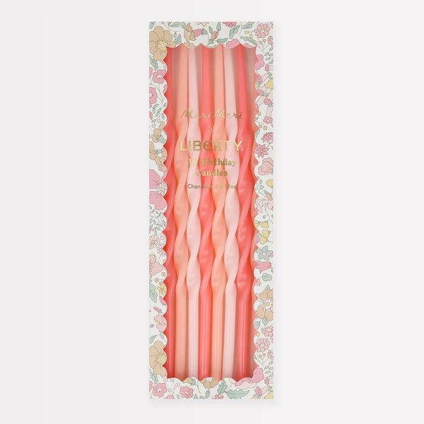 16 Bougies de fêtes Meri Meri x Liberty