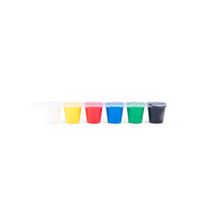 6 petits pots de peinture à doigts Moulin Roty