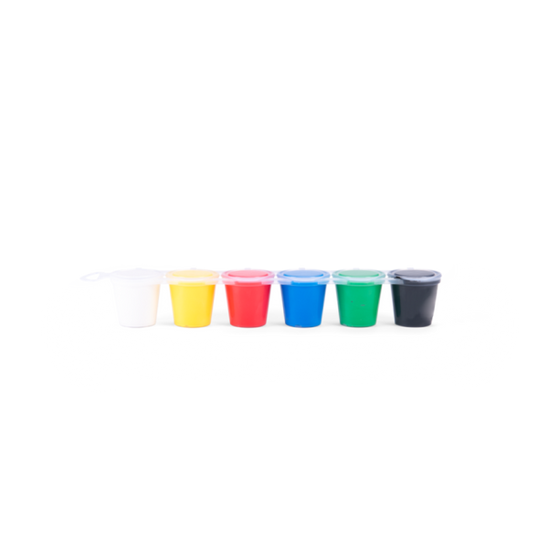 6 petits pots de peinture à doigts Moulin Roty