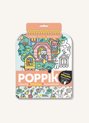 COLORIAGE EFFACABLE cosy home Poppik