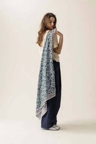 Big foulard Apaches Latika garden lilas