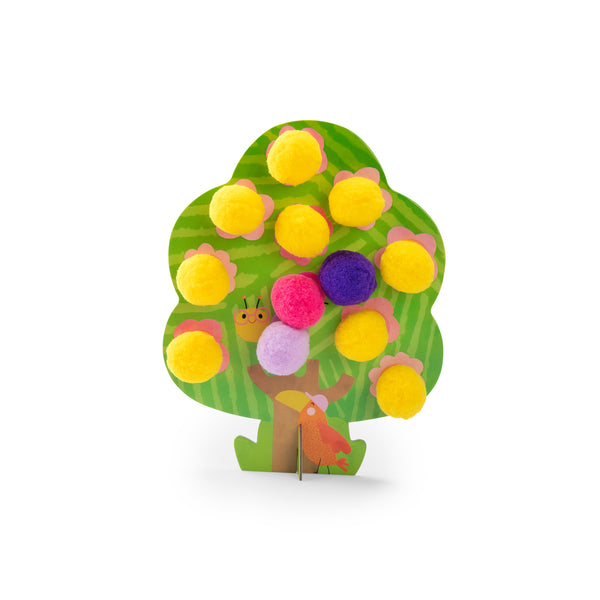 Activité pompons arbres Les Toupitis