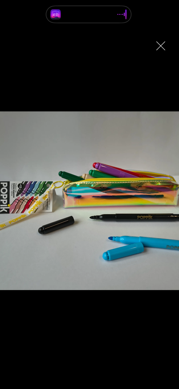 Trousse 12 feutres Poppik