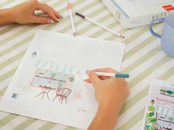 Petit crayon coloriage au numéro Morning spot