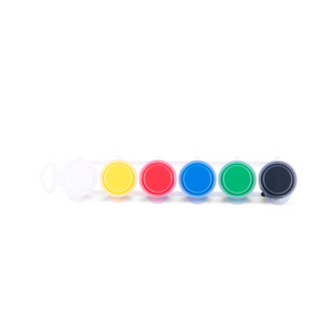 6 petits pots de peinture à doigts Moulin Roty