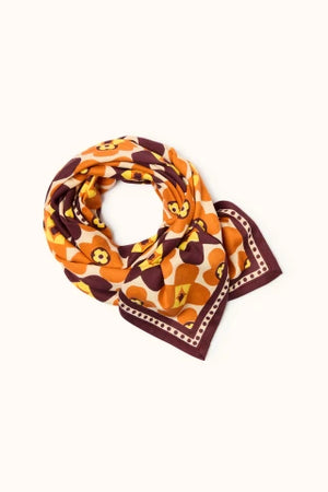 Big foulard Apaches Latika caleido auburn