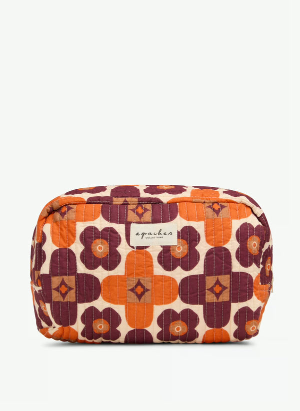 APACHES COLLECTIONS Trousse small de toilette, gaya caleido truffe