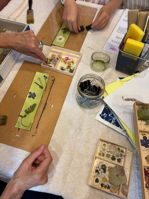 Atelier découverte cyanotype