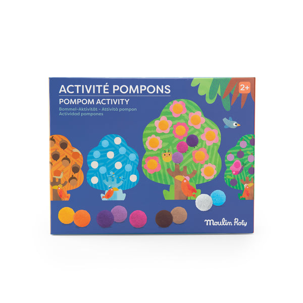 Activité pompons arbres Les Toupitis