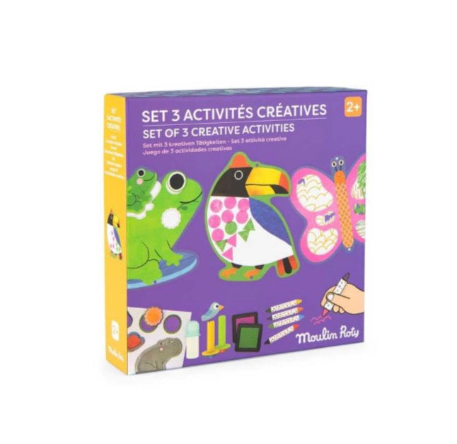 Set de 3 activités créatives Les Toupitis - Moulin Roty