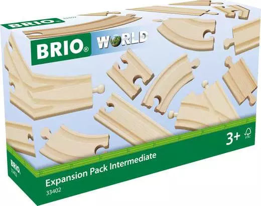 Coffret Evolution Intermédiaire -16 Rails Brio 33402