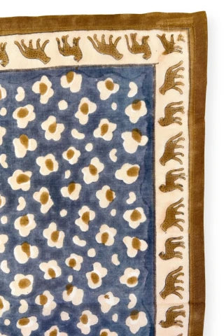 Small Foulard en coton Dupitta météorite