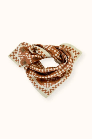 Small foulard Manika Tigro Rust