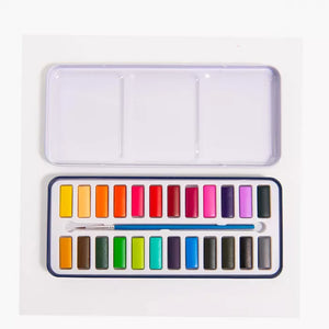 Boîte d’aquarelle aujourd’hui c’est mercredi
