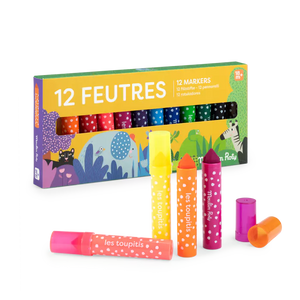 12 feutres Les toupitis