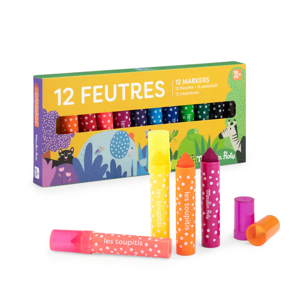 12 feutres Les toupitis