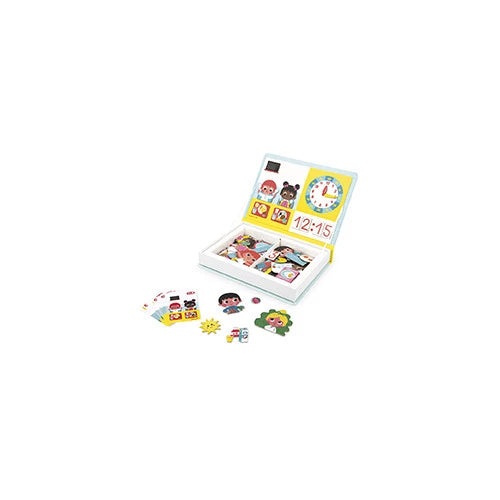 Janod Magnéti'book j'apprends l'heure, 75 magnets