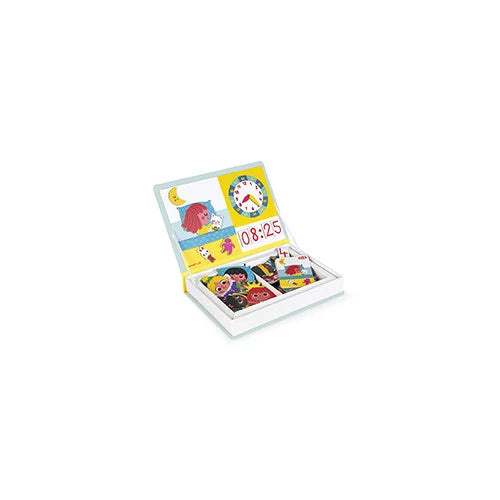 Janod Magnéti'book j'apprends l'heure, 75 magnets