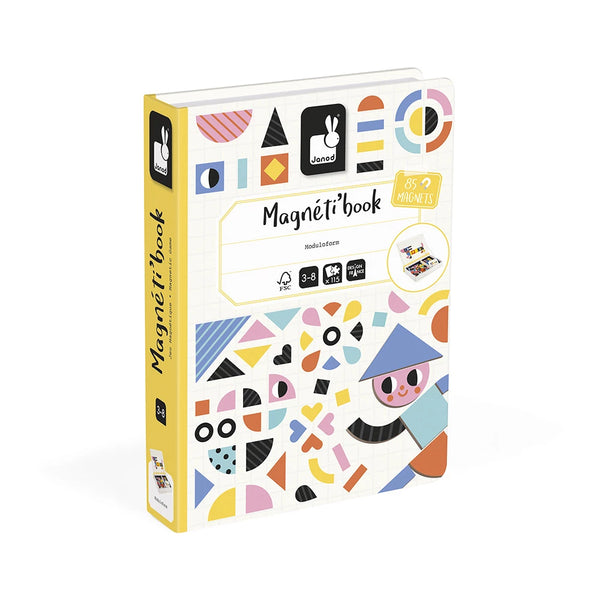 Janod moduloform Magnéti'book Tangram, 85 magnets
