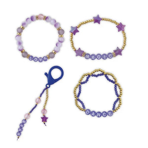 Janod Kit Créatif - 4 Bracelets et Accessoires Pop Star à Créer