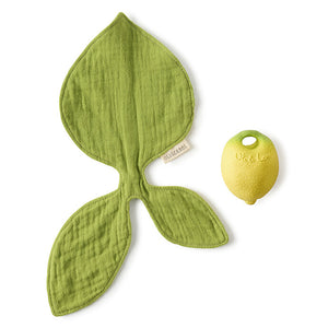 Jouet de dentition et doudou John Lemon Oli & Carol