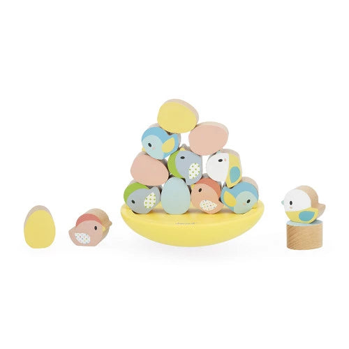 Janod Jeu d'équilibre Oiseaux Pure