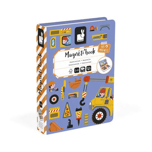 Magnéti'book Construction, 50 magnets Janod