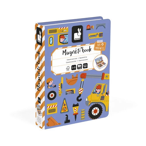 Magnéti'book Construction, 50 magnets Janod