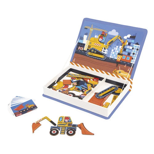 Magnéti'book Construction, 50 magnets Janod